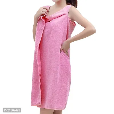 GJSHOP Wearable Absorbent Bath Towel Fast Dry Magic Women Beach Spa Bathrobes Bath Skirt Lady (Multi Color)-thumb5