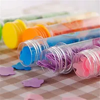 GJSHOP Soft Paper Soap In Flower Design Tube Shape Bottle Assorted/Random Color Set of 2-thumb2