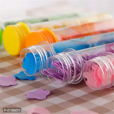 GJSHOP Soft Paper Soap In Flower Design Tube Shape Bottle Assorted/Random Color Set of 2-thumb3