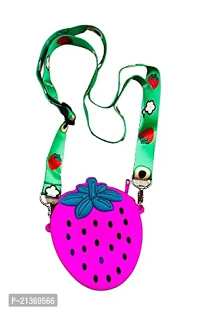 GJSHOP Strawberry Shape sling bag Small Bags Women Handbags Crossbody Sling Bags (Multicolor)-thumb3