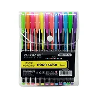 Neon pen 12 Pcs Gel Pens Set Color Gel Pens-thumb3