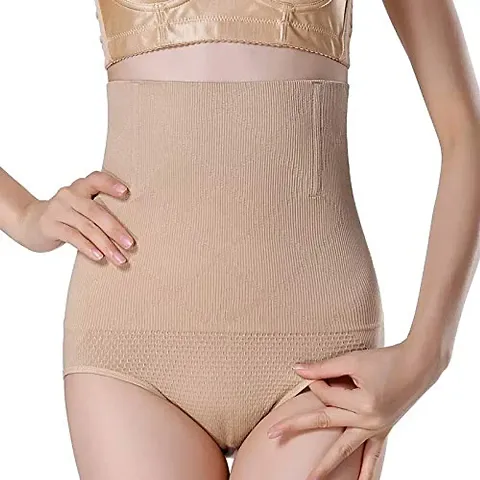 Wave FashionWomen's No Roll Down Tummy Control Shapewear (Color- Skin) Size- XXL