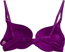 OMLAVIDA Women's Front Open Padded Push-Up Bra-thumb2