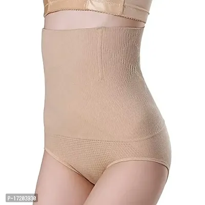 Wave FashionWomen's No Roll Down Tummy Control Shapewear (Color- Skin) Size- XXL Beige-thumb3