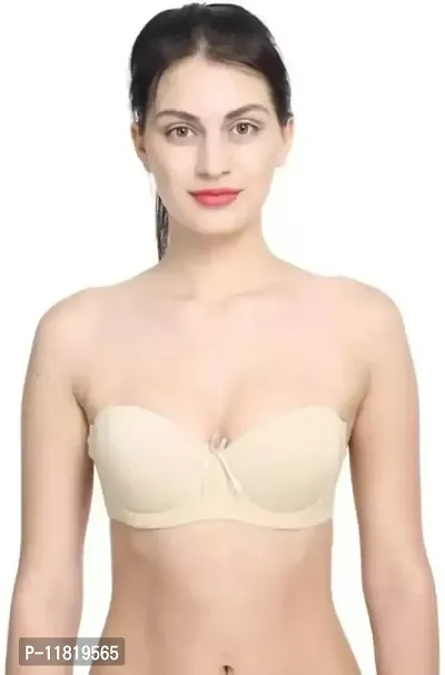 Women Everyday Strapless backless Bra-thumb0