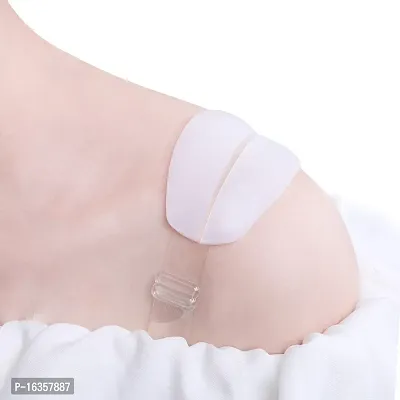 Women's Soft Silicone Bra Strap Cushions Holder Comfortable Non-Slip Shoulder Pads For Pain Relief-thumb3
