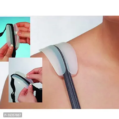 Women's Soft Silicone Bra Strap Cushions Holder Comfortable Non-Slip Shoulder Pads For Pain Relief-thumb4