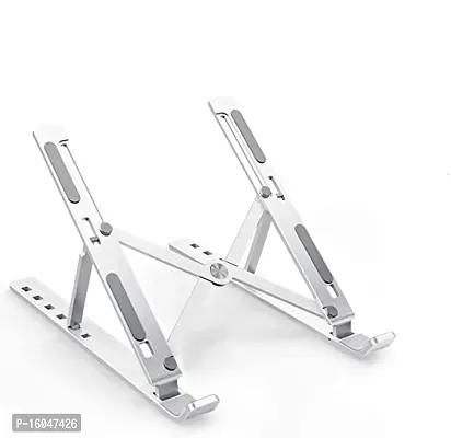 Laptop stand Aluminum silver color.-thumb0