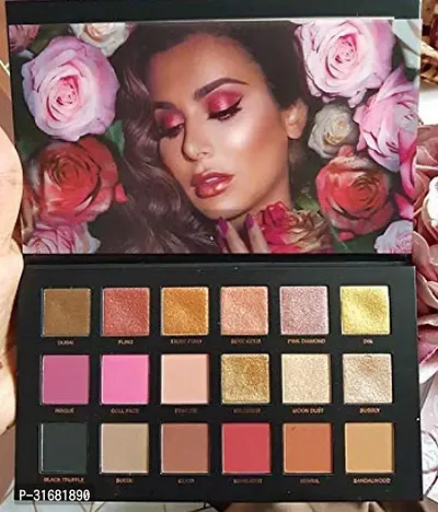 18Shades Rose Gold Eyeshadow Palette with Mirror - Shimmer, and Matte Eye Shadow 10 g (multicolor)-thumb3