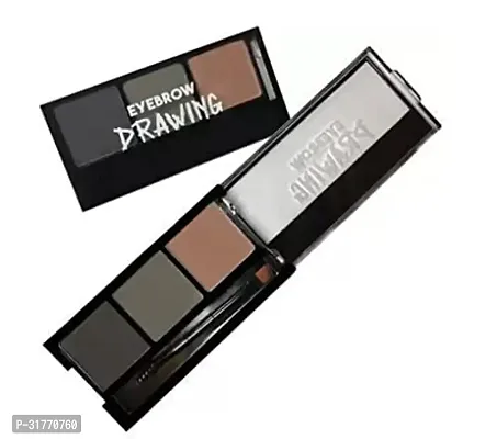 Hillary Rhoda Eyebrow Drawing Palette 3 Shades With 1 Applicator Brush-thumb5