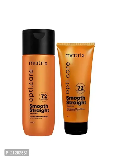 Matrix Opti.Care Professional Smooth Straight with Shea Butter, Up to 4 Days of Frizz Control 4.3-thumb0