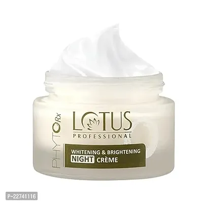Lotus Professional Phyto Rx Whitening  Brightening Night Cream, Natural, 50 g