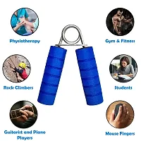 Hand Gripper Wrist Exerciser Fitness Foam Hand Grip for Physiotherapy Stretching Hand strengtheners for Men Women Pack of 2-thumb2