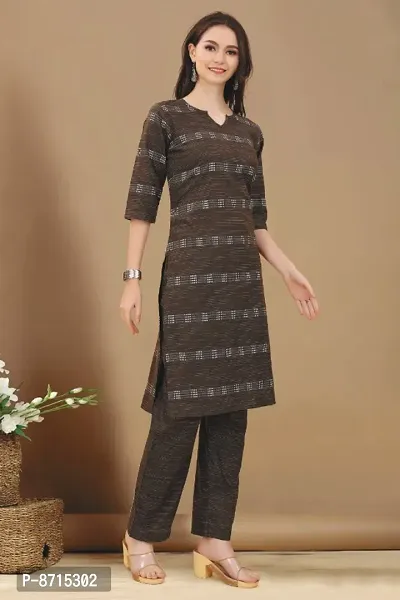 Classic Cotton Printed Kurta Bottom Set for Women-thumb4