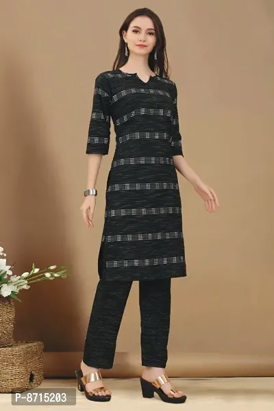 Classic Cotton Printed Kurta Bottom Set for Women-thumb4