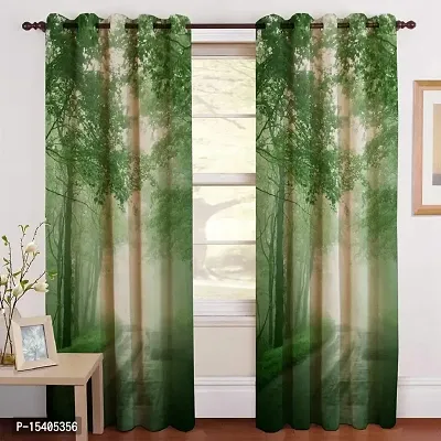 PVR Fashion?.3D Printed Beautifully Desgin Polyester Fabric Curtainss - Pack of 1 Curtains with Eyelet Ring for Door (7 feet) (4 x 7 Door) abcd5555