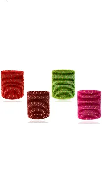 Dreamy designs glass bangle set Deferent colors (pack of 96)-thumb1