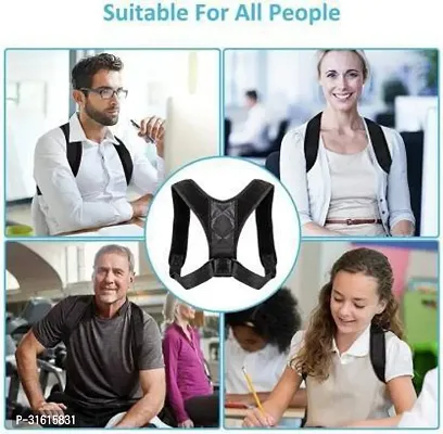 Clavicle Posture Corrector Belt Adjustable Upper Back Brace-thumb2