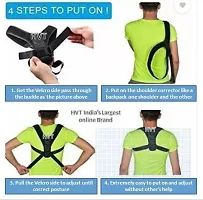 Posture Corrector Adjustable Belt Clavicle Brace for Back Pain Back  Abdomen-thumb4