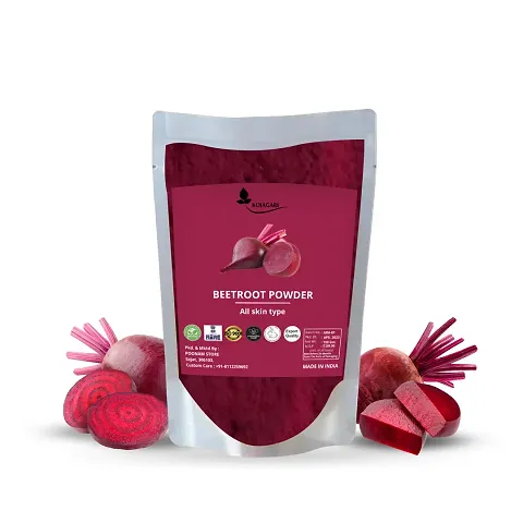 Kojagari Beetroot Powder | Bright and Glowing Skin Detan, Blemishes, Pigmentation, Tanning Removal Facepack -Man and Womannbsp;-nbsp;(100nbsp;gm