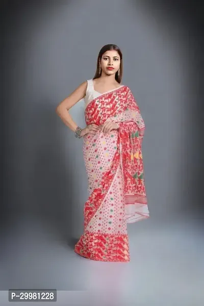 Beautiful Cotton Silk Saree with Blouse piece-thumb0