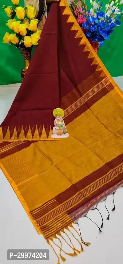 Beautiful Cotton Silk Saree with Blouse piece