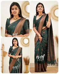 Beautiful Art Silk Jacquard Border Saree-thumb3