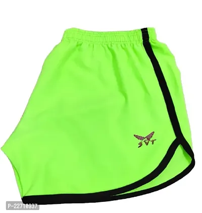 Buy online Black Solid Sports Shorts from Skirts & Shorts for