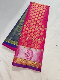 Brocade Pattu Silk Cotton Saree-thumb2