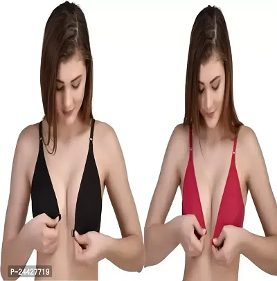 Stylish Polycotton Bra For Women Pack Of 2