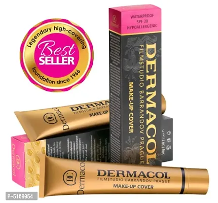 Dermacol Makeup Cover-227 Foundation (Golden Beige With Rosy Undertone, 100 ml)-thumb0