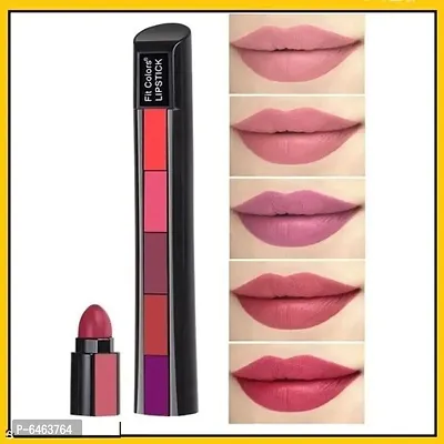 Standard Choice 5 In 1 Lipstick Long Lasting And Waterproof Pack Of 1 Makeup Lips-thumb0
