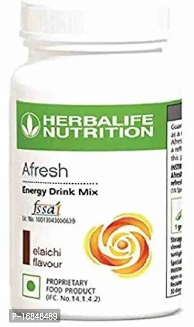 Herbalife Nutrition Afresh Energy Drink Mix - Elaichi - 50 gm-thumb0