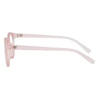 rofek Full Rim Round Anti-Glare Polycarbonate Clear Lens Spectacles Frame for Men and Women | Unisex Eyewear (Pink)-thumb3