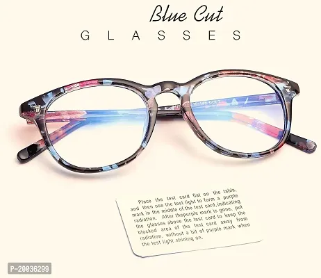 Blue Light Blocking Blue Cut Anti Glare Round Glasses Men and Women for Eye Protection from UV by Computer/Tablet/Laptop/Mobile
