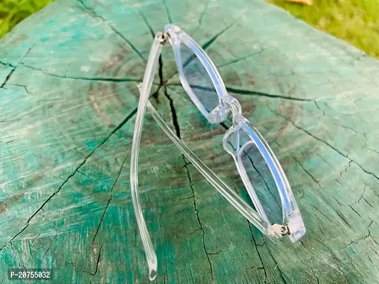 (New) Blueray Block Uv Protected Bluecut Computer Glasses In Rectangle  Frame (Medium Size) Men  Women-thumb3