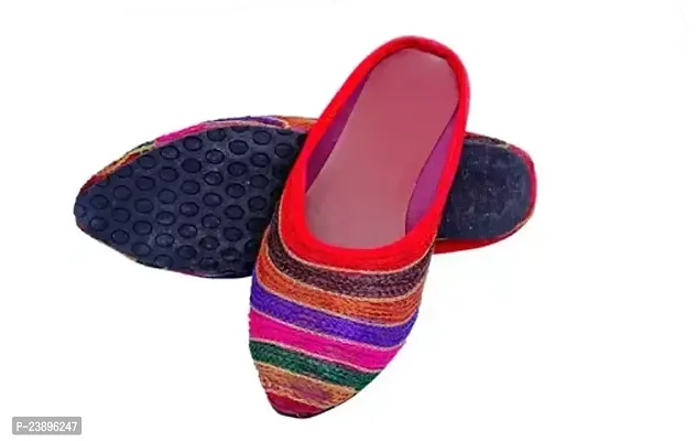 Elegant Multicoloured Synthetic Fashion Flats For Women