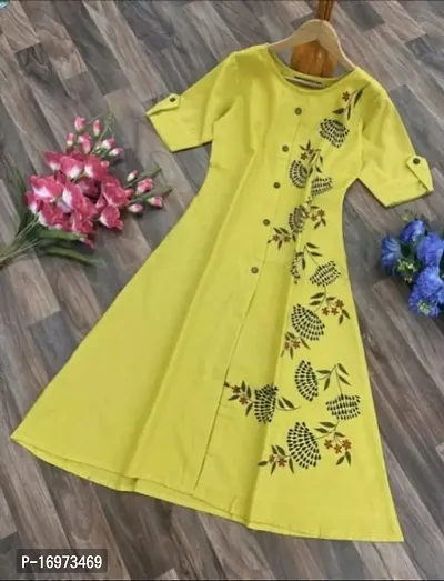 Fancy cotton kurti for women-thumb0