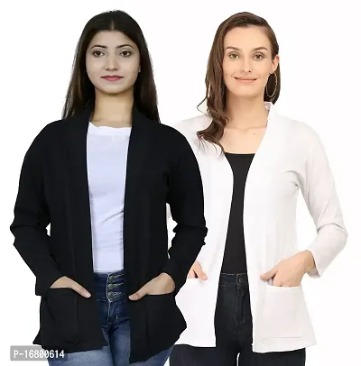 KG Best Collection Women Pocket Shrug Pack of Two