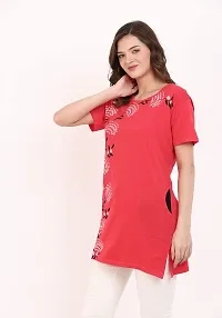 KG Best Collection Women Pocket Long T-Shirt-thumb3