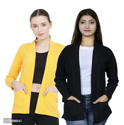 KG Best Collection Women Pocket Shrug Pack of Two