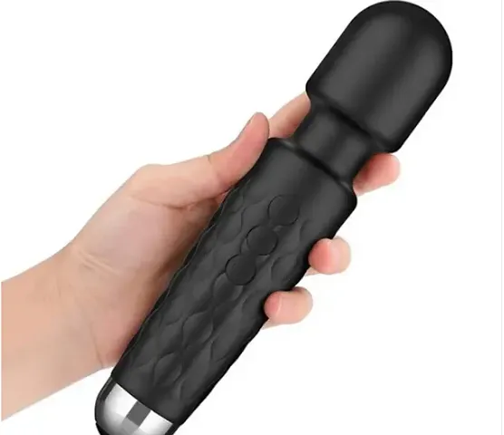 RUMPES Handheld Cordless Personal Body Massager for Women & Men Waterproof & Portable Vibrate Wand with 20 pattern Vibration & 8 speeds Extra Long Battery - Flexible Neck (Assorted color)