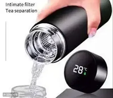 Lambent stainless bottle with temperature display-thumb0