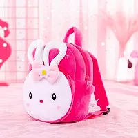 NISHA School for Kids with Cute Animal Faces. School Picnic Carry Travelling Bag Multipurpose Backpack for Baby Kids Children  Toddler for Kid Girl and boy Pink-thumb2