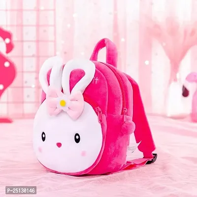 NISHA School for Kids with Cute Animal Faces. School Picnic Carry Travelling Bag Multipurpose Backpack for Baby Kids Children  Toddler for Kid Girl and boy Pink-thumb3