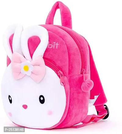 NISHA School for Kids with Cute Animal Faces. School Picnic Carry Travelling Bag Multipurpose Backpack for Baby Kids Children  Toddler for Kid Girl and boy Pink-thumb4