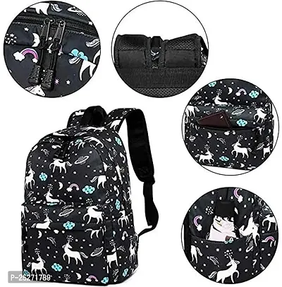 NISHA Waterproof Trendy Women Backpack, Wonderful Bag for Girls School College  Office Bag Multicolor-thumb3