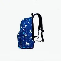 NISHA Waterproof Trendy Women Backpack, Wonderful Bag for Girls School College  Office Bags Unicorn  Blue-thumb1