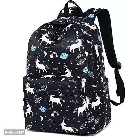 NISHA Waterproof Trendy Women Backpack, Wonderful Bag for Girls School College  Office Bags Black-thumb0