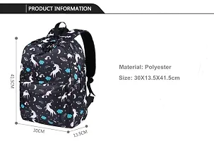 NISHA Waterproof Trendy Women Backpack, Wonderful Bag for Girls School College  Office Bags Black-thumb2